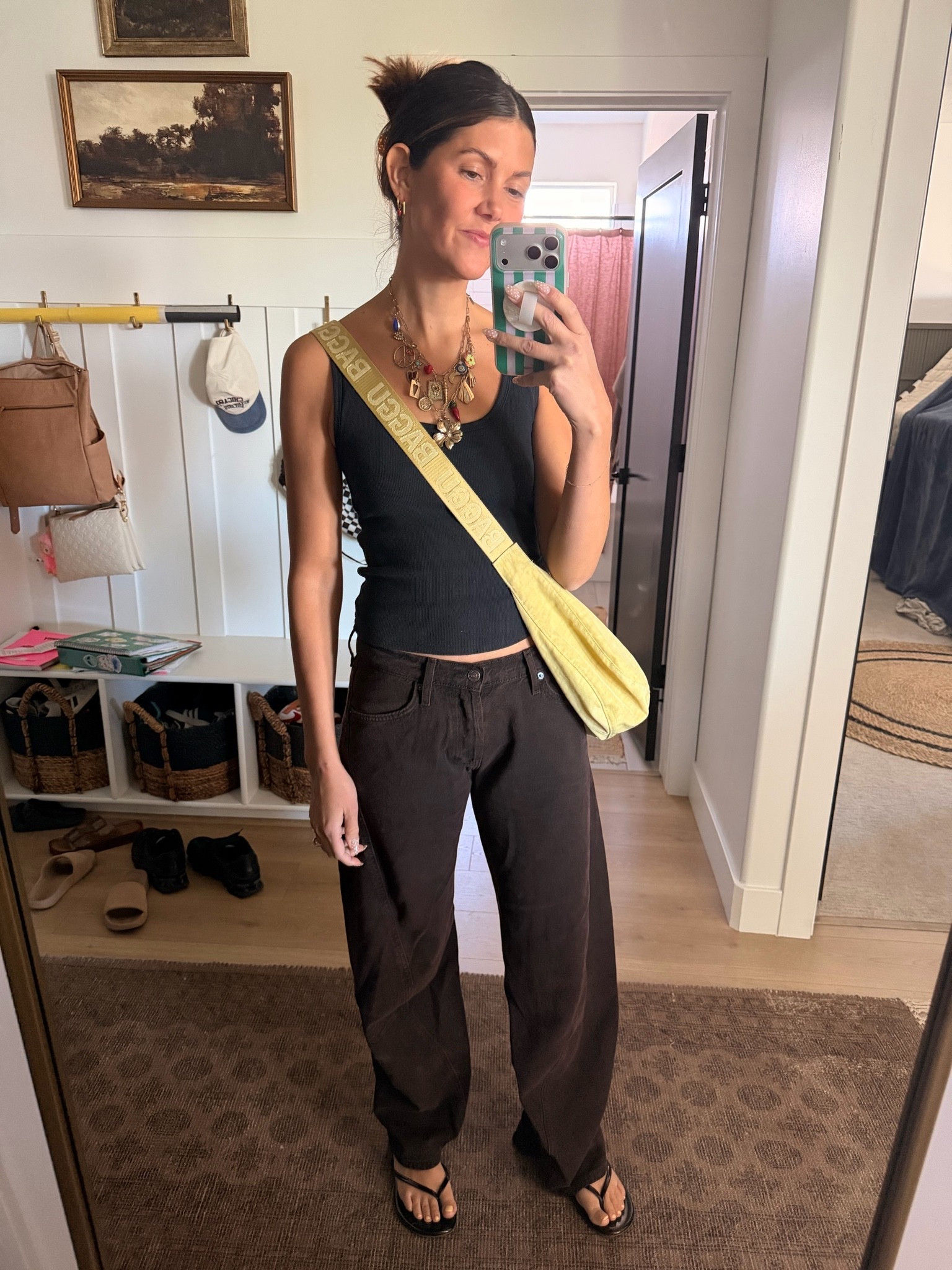 New favorite jeans for tall girls! I’m 5’9” and ordered my regular size in these despite some reviews suggesting to size up. I tried them on in store and the size up was too baggy on the waist for me!

#LTKootd #LTKTall #LTKmomlife