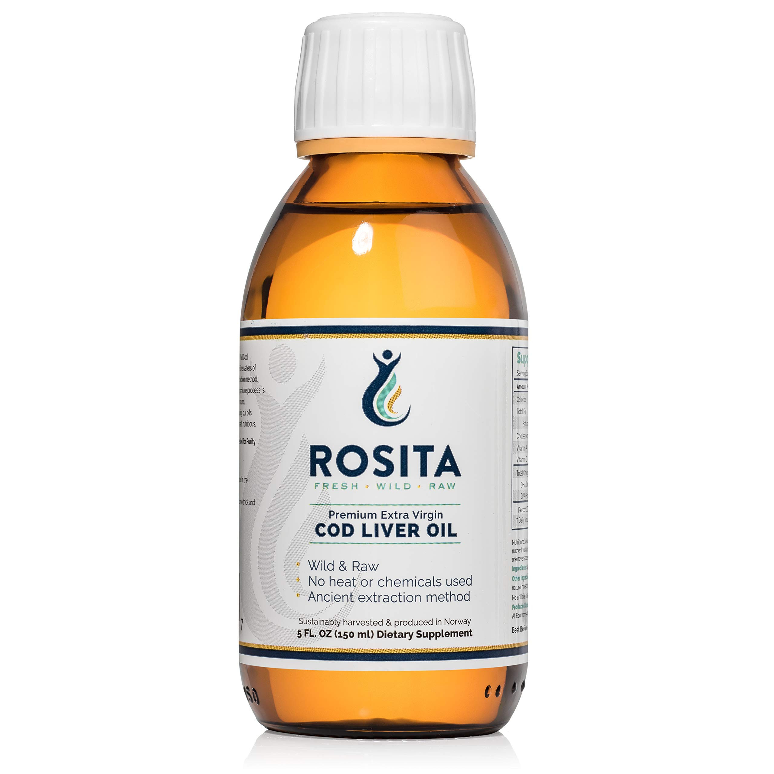 Rosita Extra Virgin Cod Liver Oil Liquid | Amazon (US)