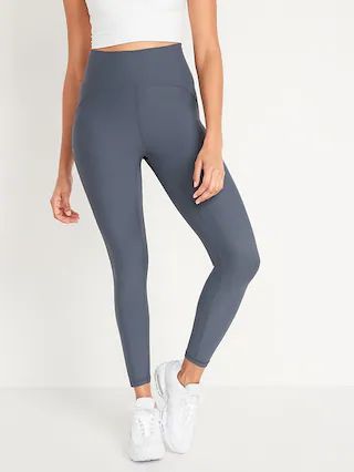 NEW! Extra High-Waisted PowerLite Lycra® ADAPTIV 7/8-Length Compression Leggings for Women | Old Navy (US)