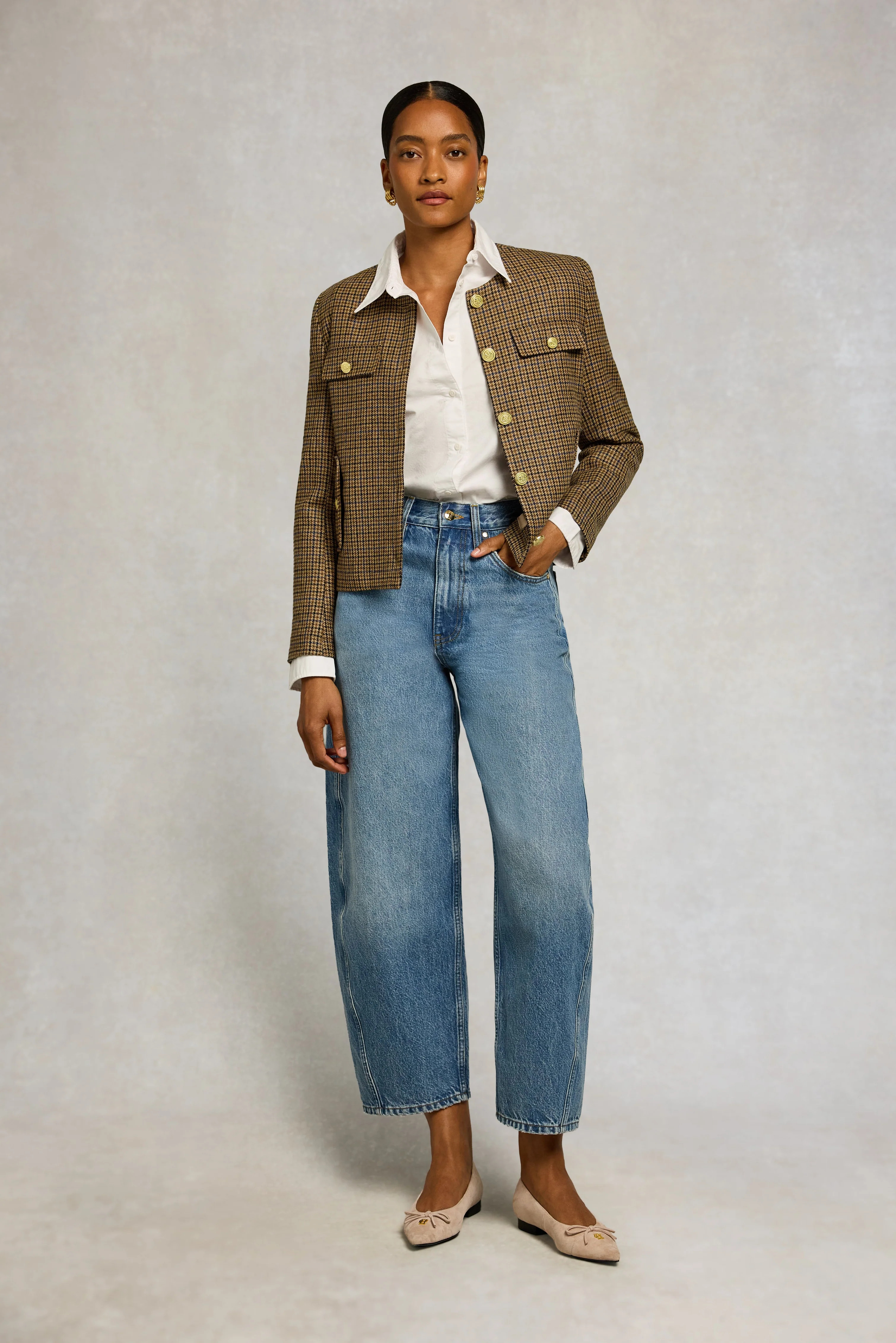 Barrel Leg Jean (Vintage Denim) | Holland Cooper