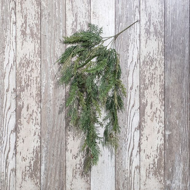 Artificial Draping Cedar Spray | Antique Farm House