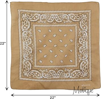 Motique Accessories Set of 3 Jumbo Bandanas | Amazon (US)