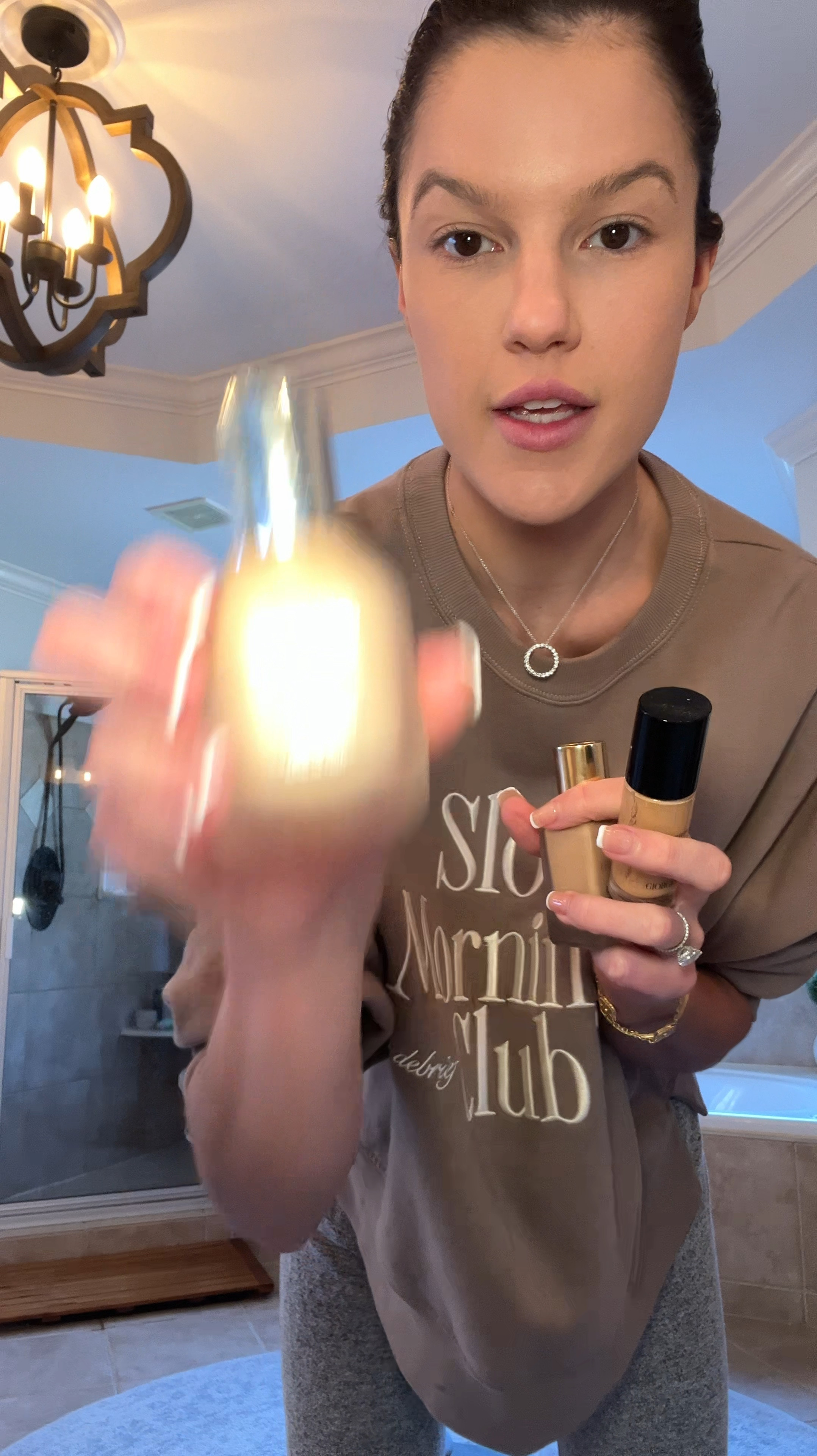 Sharing my favorite foundations. I am torn on which one to use for wedding day. I love them all so much. But I have really been gravitating towards the Estee Lauder double wear.

Estée Lauder shade 3N1
Haus Labs shade 200 light medium neutral
Giorgio Armani shade  6.5 (when I’m tan) 

#LTKBeauty #LTKMostLoved #LTKWatchNow