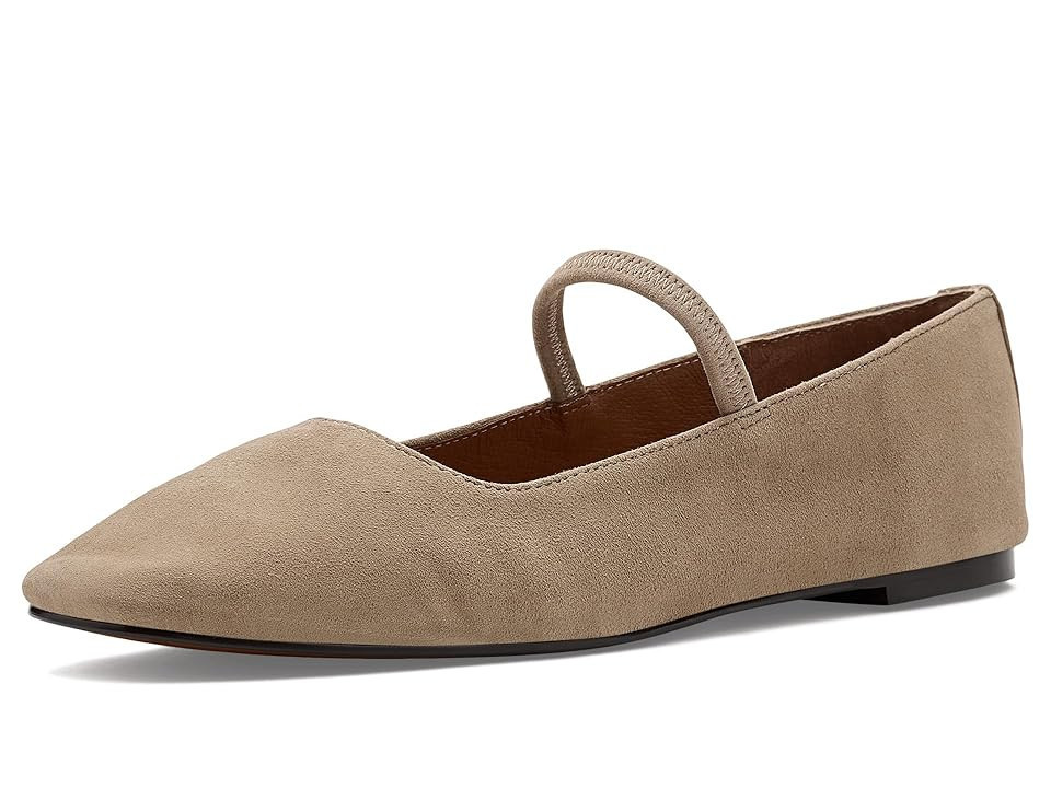Madewell The Greta Ballet Flat In Suede Women's Shoes Driftwood: 9.5 M | Zappos.com