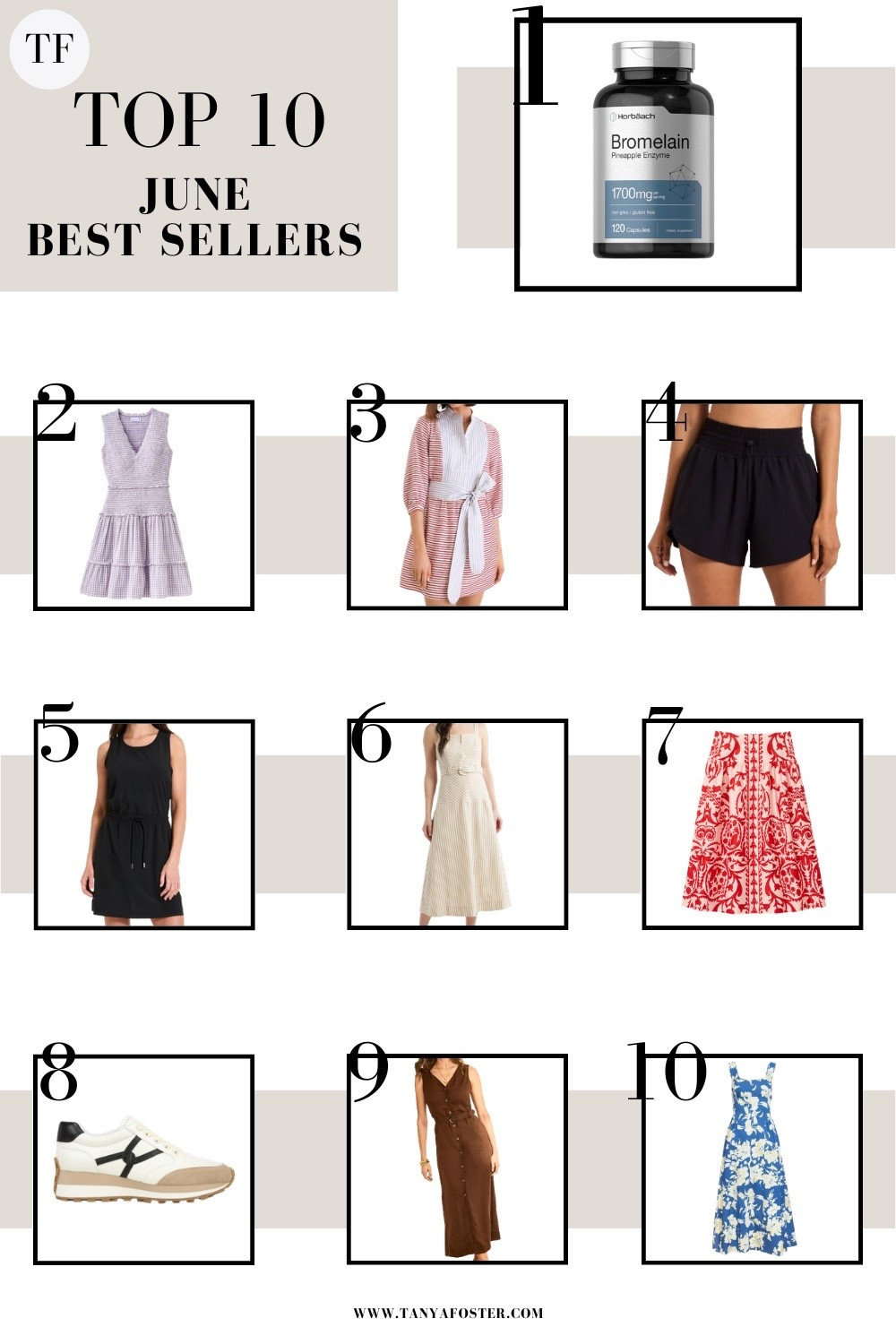 Top 10 June best sellers!

#LTKootd #LTKSeasonal