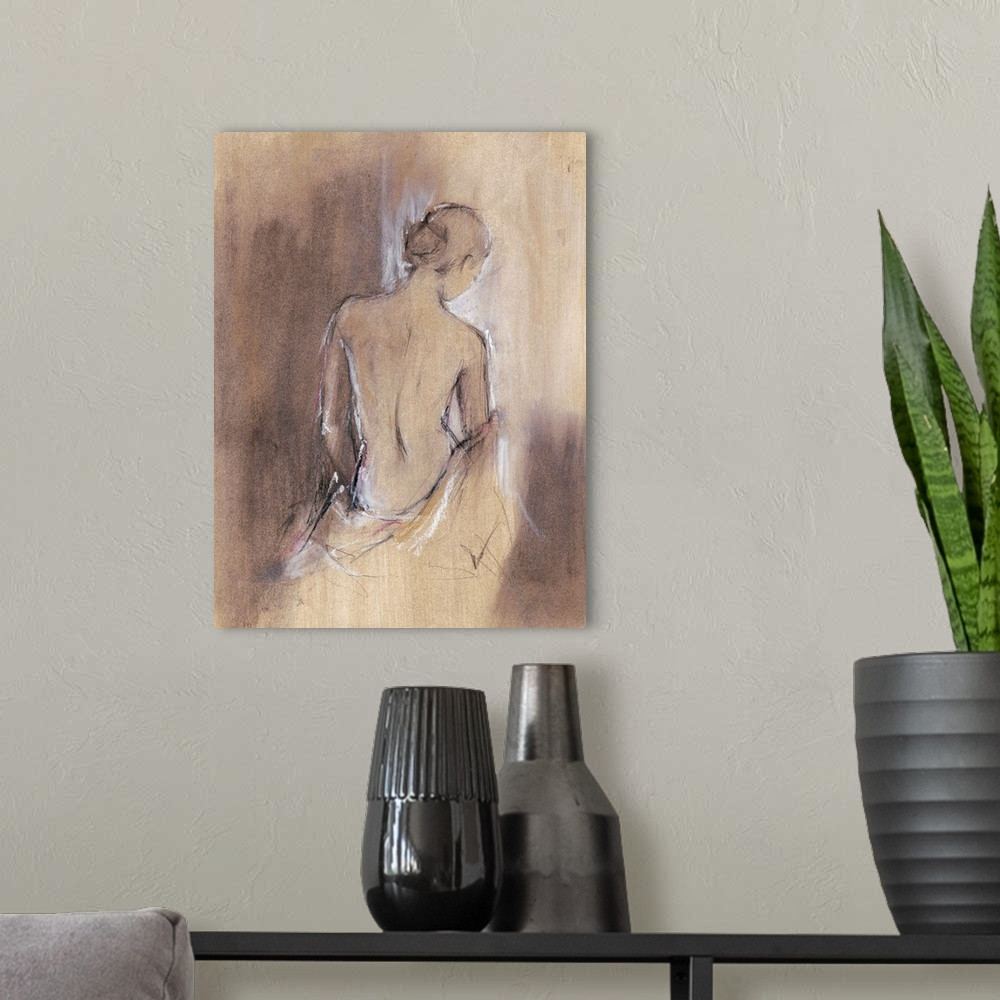 Contemporary Draped Figure II Wall Art | Great Big Canvas - Dynamic