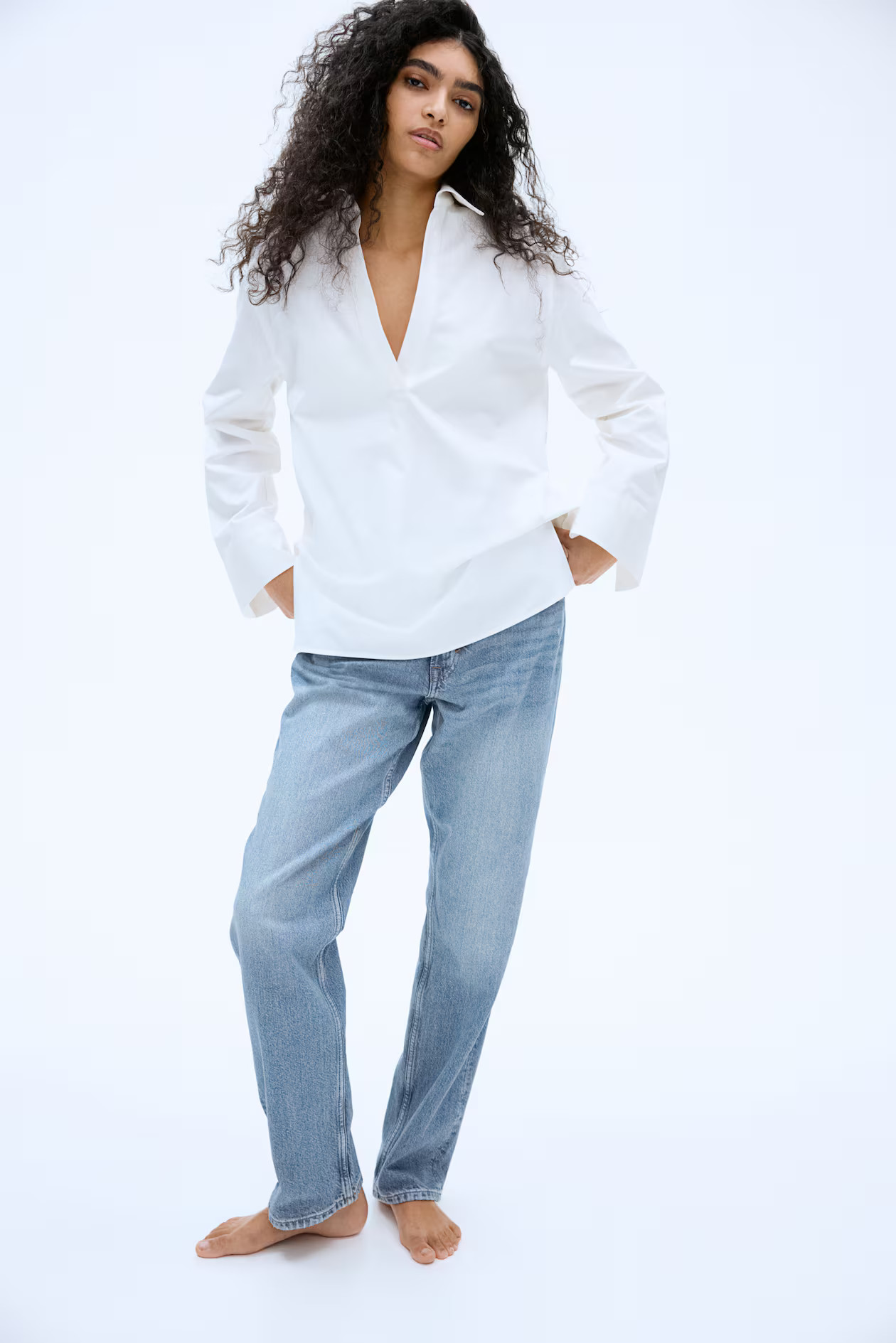 Straight High Jeans | H&M (UK, MY, IN, SG, PH, TW, HK)