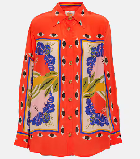 Surreal Scarf Sand printed pajama shirt | Mytheresa (US/CA)