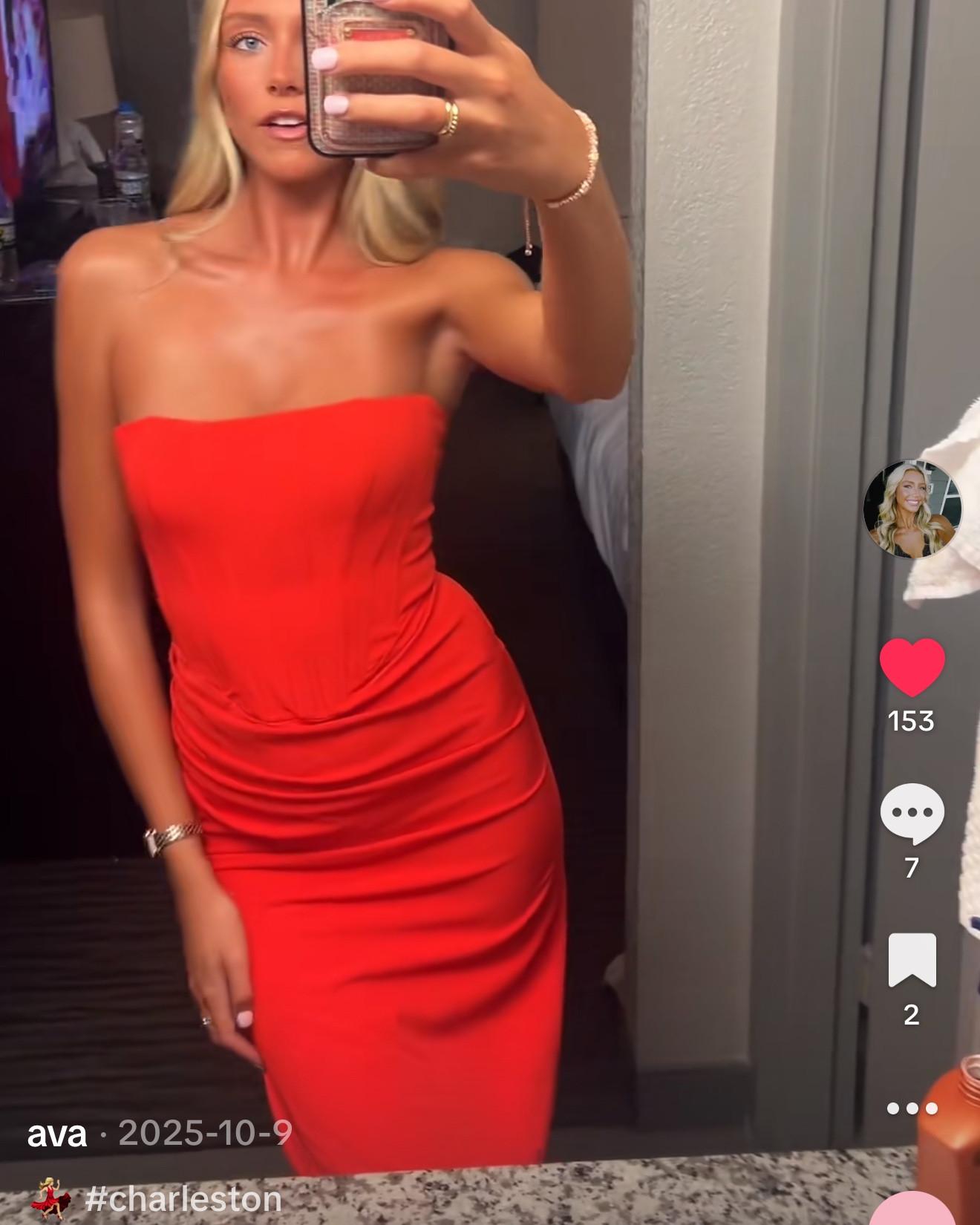 Bardot midi dress 💃🏼