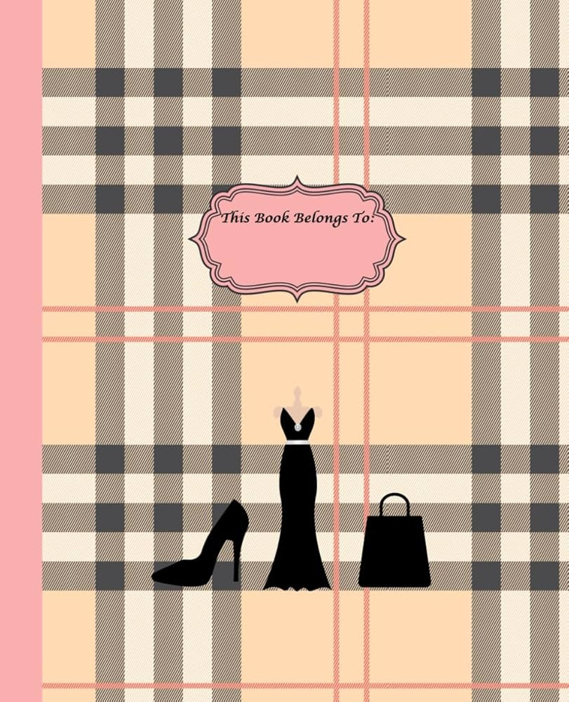 Designer Composition Notebook: Burberry Inspired | Amazon (US)