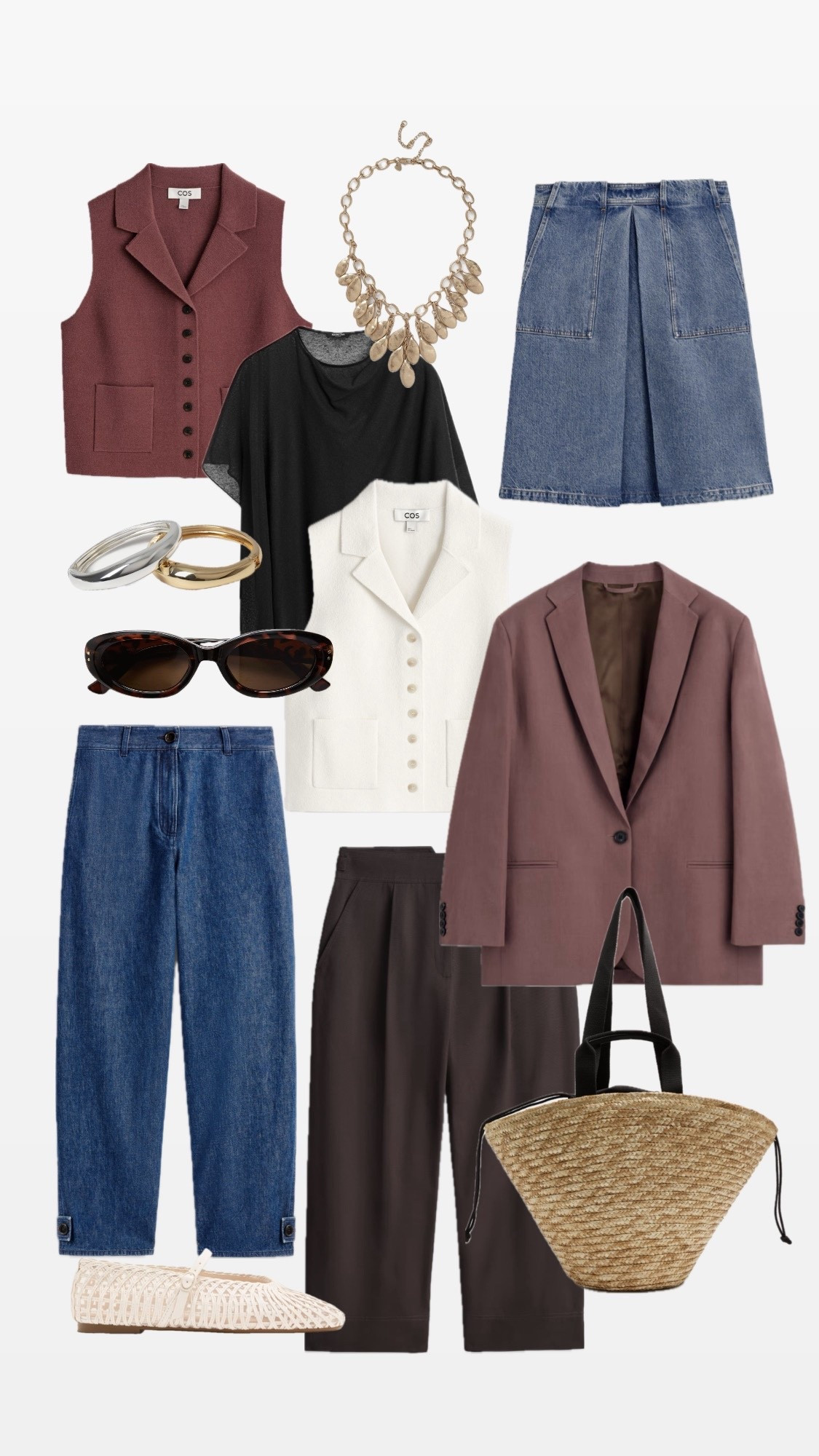Pieces that have recently caught my eye! I’m loving this colour palette at the moment. Soft neutrals that all work with one another. 
Soft Brown Dusky Pink Ecru 
Blue Denim Denim Skirt 

#LTKstyletip #LTKspring #LTKover50style