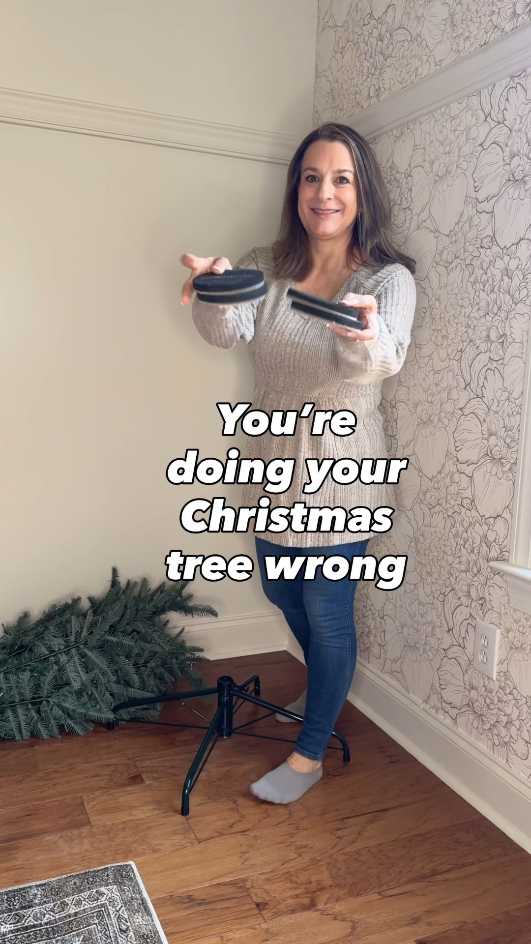 This simple Christmas tree hack makes it so easy to move your tree to add lights, hang ornaments, and decorate all sides—then slide it perfectly back into place!

We use furniture sliders under the tree stand legs so it glides effortlessly across the floor without scratching. It’s one of our favorite holiday decorating tips for moms, empty nesters, and anyone who loves easy home hacks.

#LTKHoliday #LTKHome #LTKSeasonal