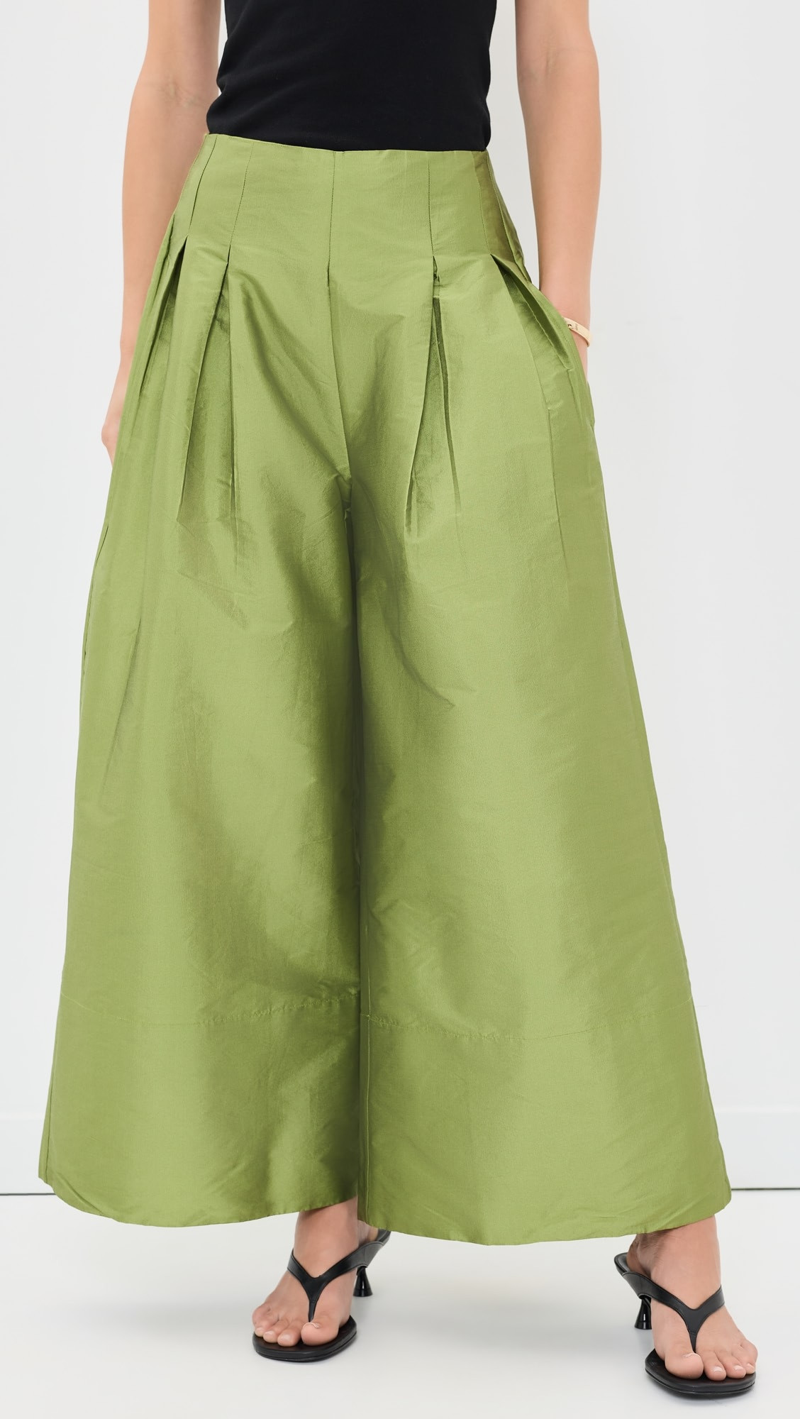 Chan Luu Techno Taffeta Trousers | Shopbop | Shopbop