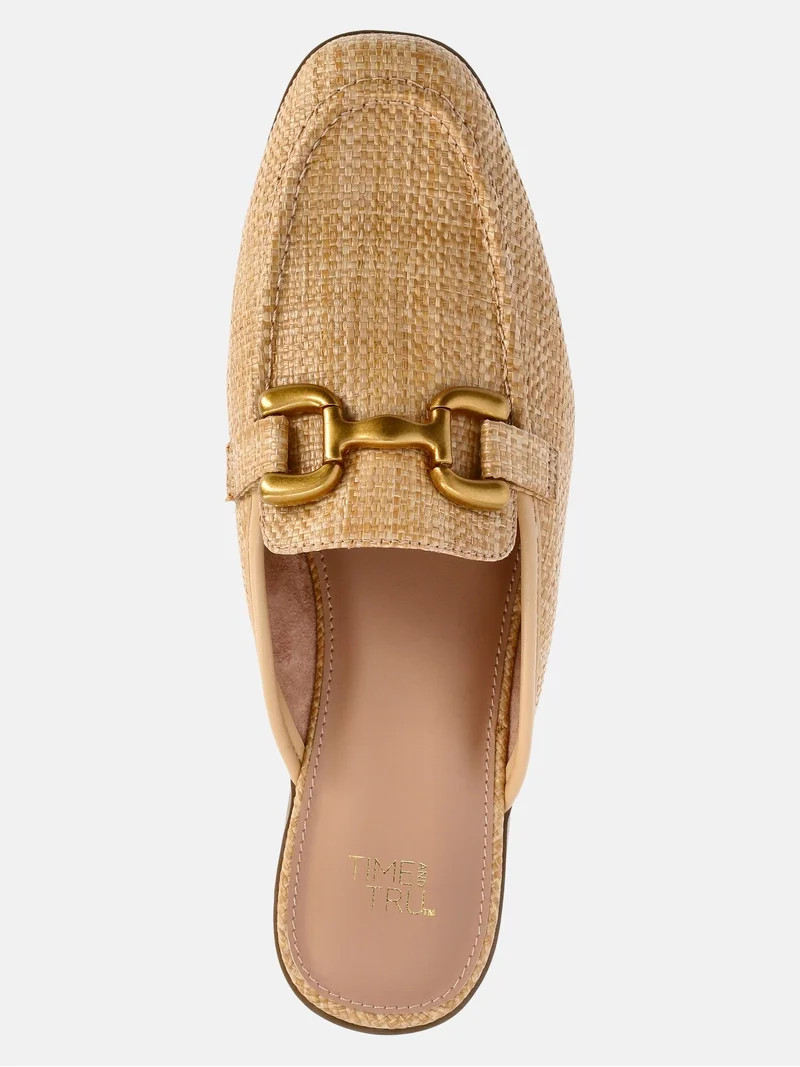 Time and Tru Women's Buckle Loafer Mules | Walmart (US)