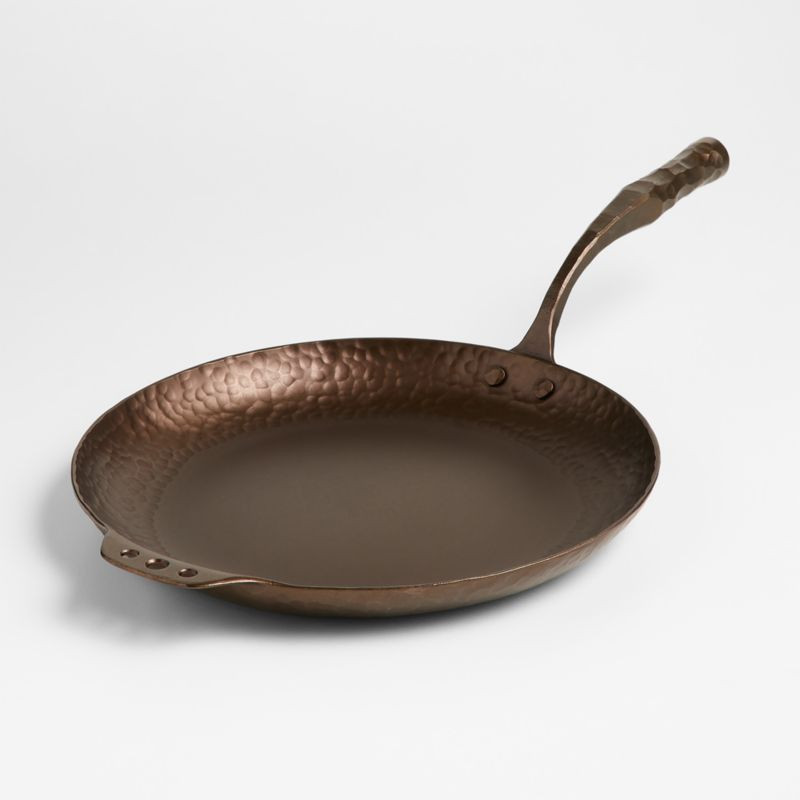 Smithey 12" Carbon Steel Farmhouse Skillet + Reviews | Crate & Barrel | Crate & Barrel