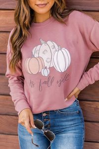 It's Fall Y'all Mauve Graphic Sweatshirt | The Pink Lily Boutique