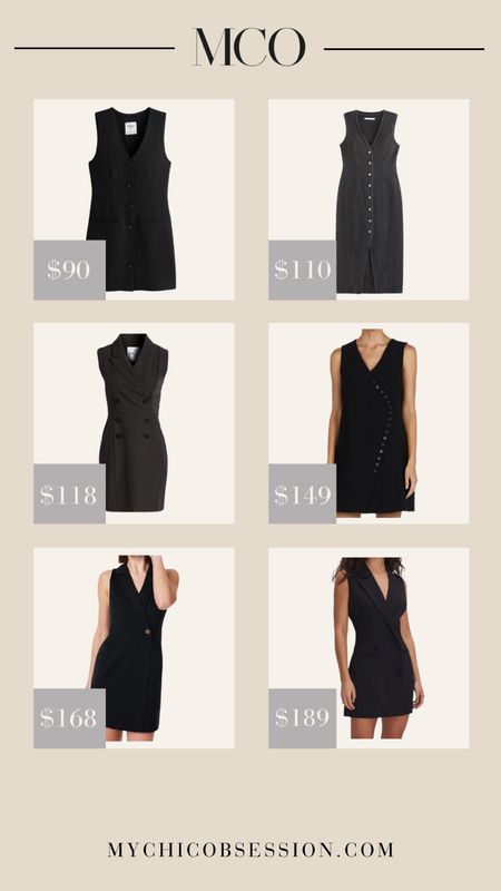 Looking for a vest style or sleeveless blazer dress? Here are six options, one for every budget.

#LTKStyleTip #LTKSeasonal