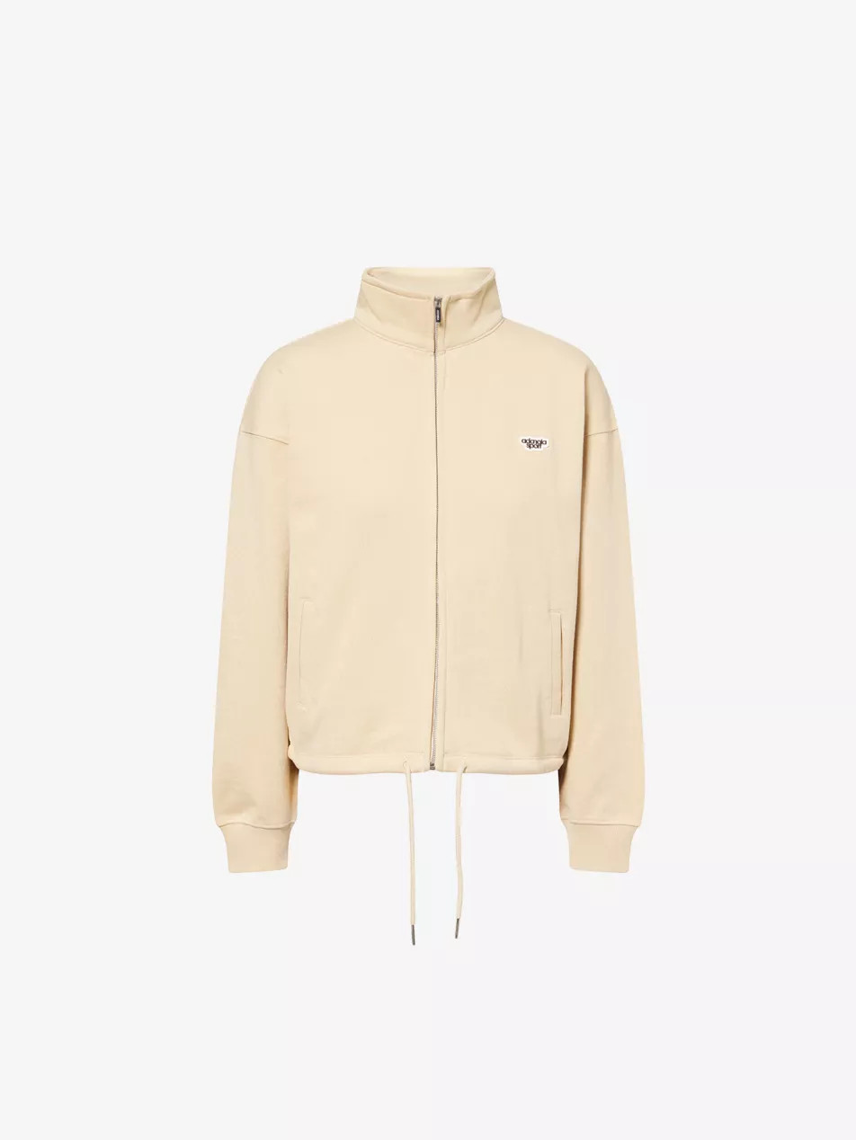 Embroidered-Logo High-Neck Cotton Sweatshirt | Selfridges