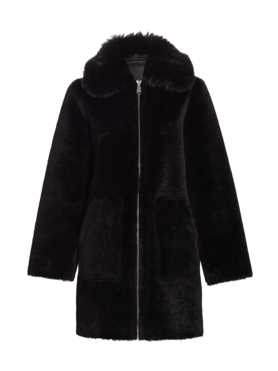 Alison Reversible Sherpa Coat | Saks Fifth Avenue