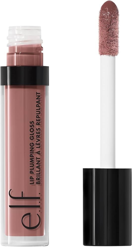 e.l.f. Lip Plumping Gloss, High-Shine Liquid Lip Color, Creates Fuller Lips & A Plumper Pout, Moi... | Amazon (US)