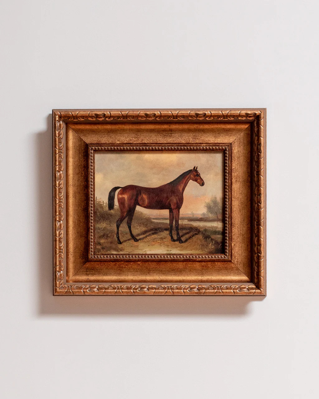 Horse in a Landscape | The Vintage Rug Shop