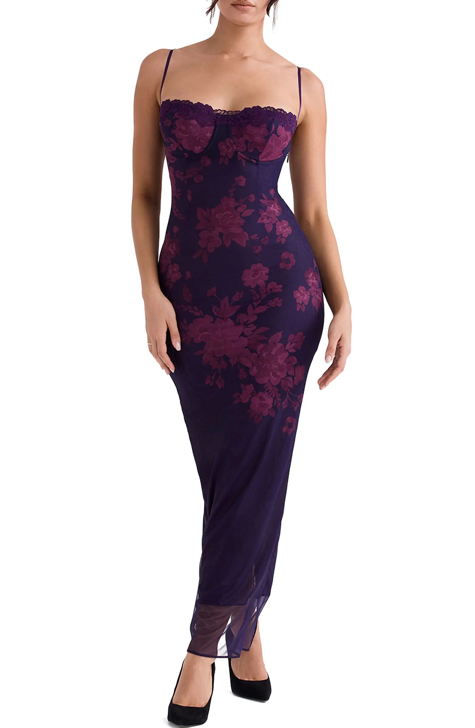 Aiza Floral Underwire Cocktail Dress | Nordstrom