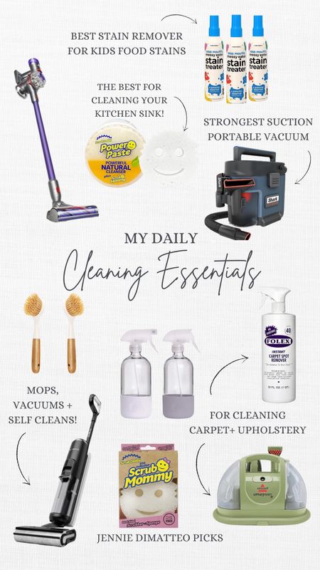 Amazon cleaning essentials, mops, vacuums, flex, spray bottles, steam cleaner, scrub mommy, dish brush 

#LTKhome #LTKfindsunder100 #LTKSeasonal
