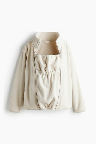 H & M - MAMA Before & After Babywearing Fleece Jacket - Beige | H&M (US + CA)