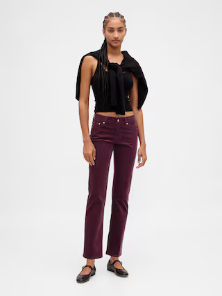 Low Rise Corduroy '90s Slim Straight Pants | Gap (US)