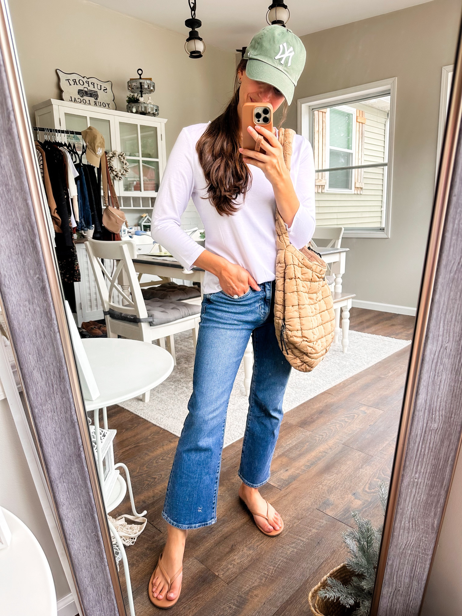 Evening errands! 
Top small 
Jeans tts short 
Sandals tts 


#LTKFindsUnder100 #LTKStyleTip #LTKFindsUnder50