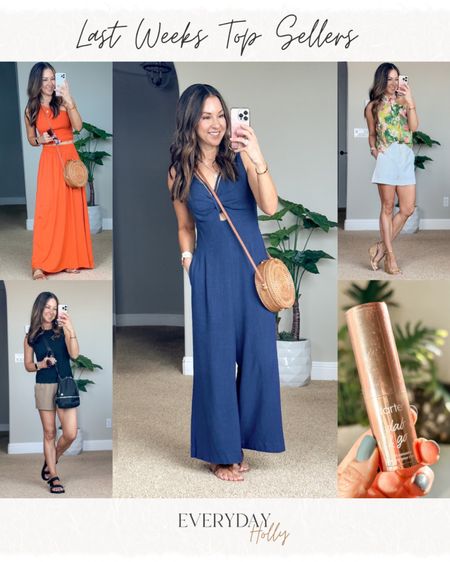 
Last week’s top five sellers from my social channels!   summer outfits | vacation outfits | date night outfits | date night top | Express | high waisted white shorts | Tarte Root touch up 

#LTKsalealert #LTKunder50 #LTKstyletip