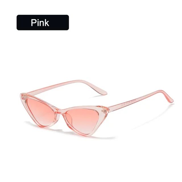 QWZNDZGR ZUEE Cat Eye Sunglasses Small Rectangle Sun Glasses Brand Designer Eyeglasses For Women ... | Walmart (US)
