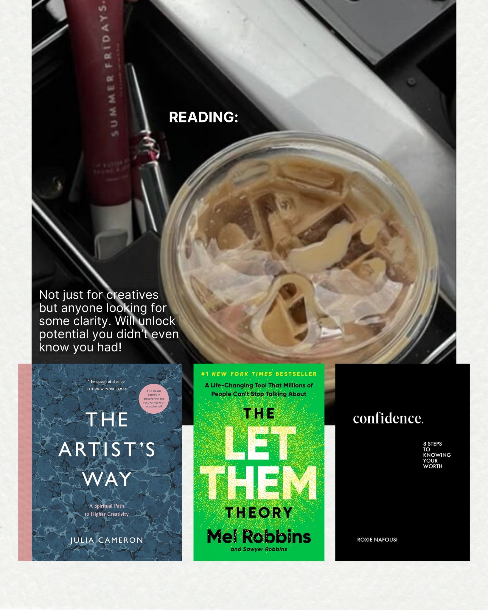 Book recommendations from April! Re-reading the artists way! 
