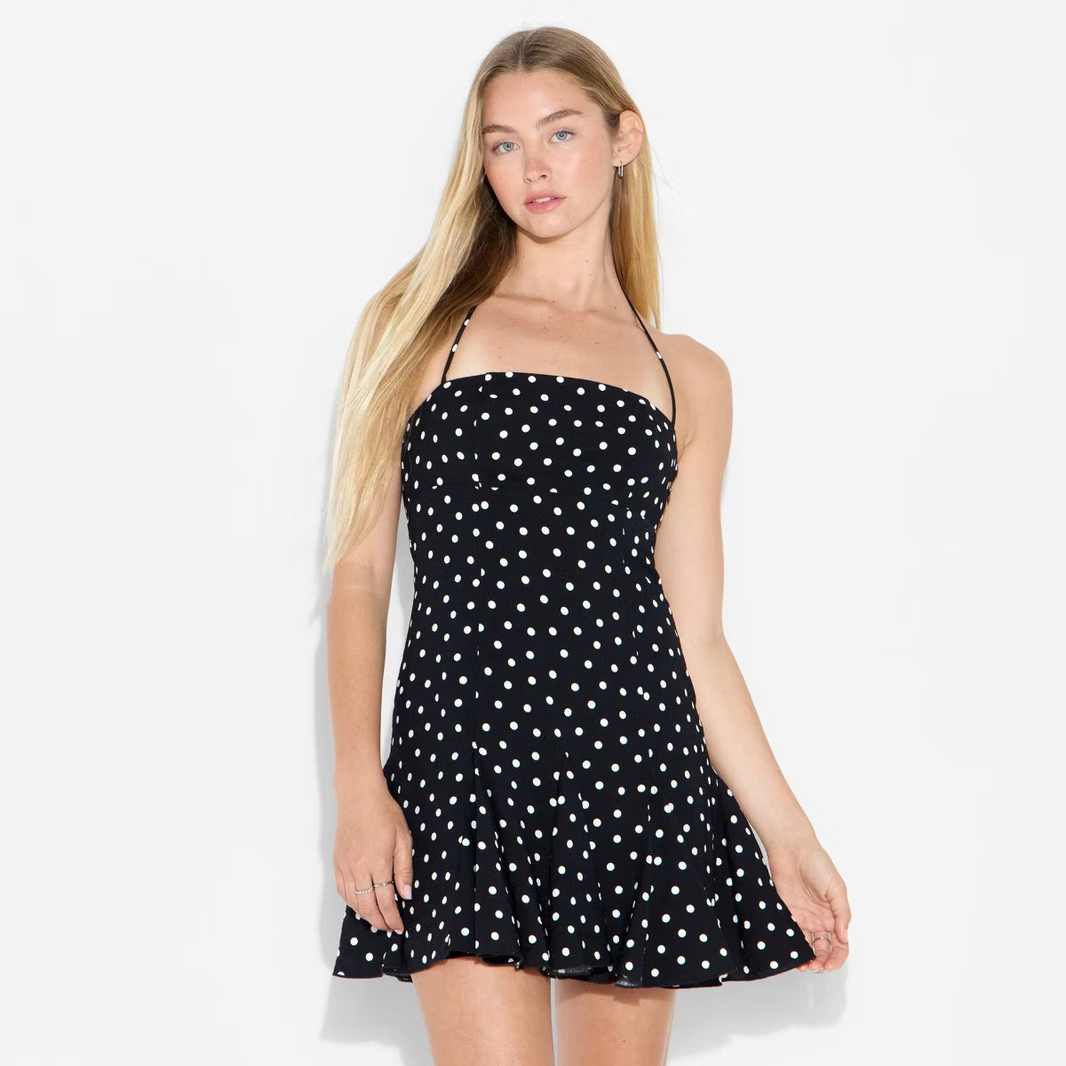 Women's Godet Halter Mini A-Line Dress - Wild Fable™ | Target