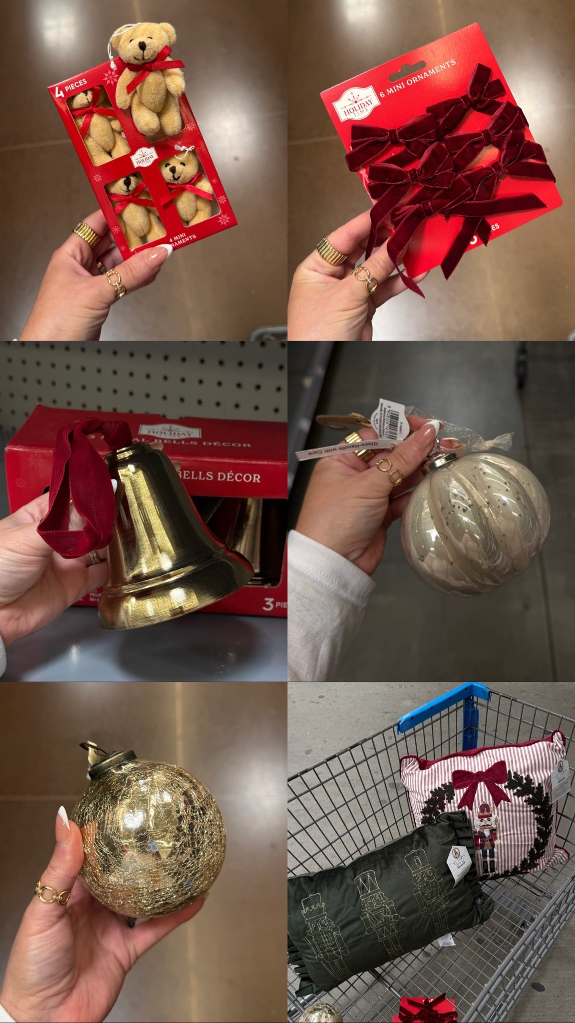 Walmart Christmas is here. Christmas ornaments. Christmas decor