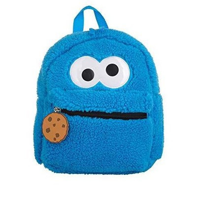 Sesame Street Toddler Cookie Monster Backpack, Back to School Bookbag for Toddler, Plush Zippered Bag | Target