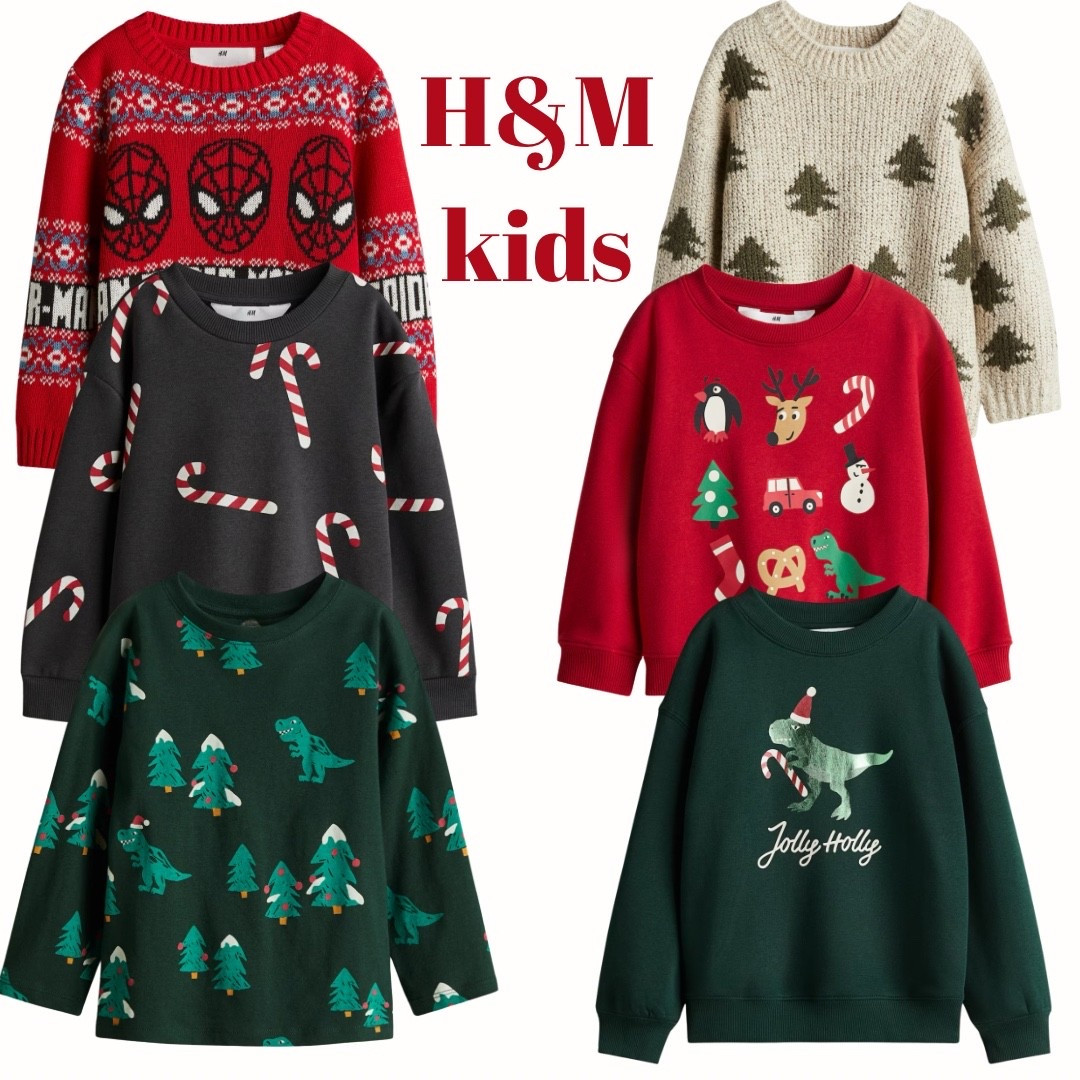 Kids holiday sweaters
-kids Christmas sweaters 
#hmkids 

#LTKSeasonal #LTKKids #LTKHoliday