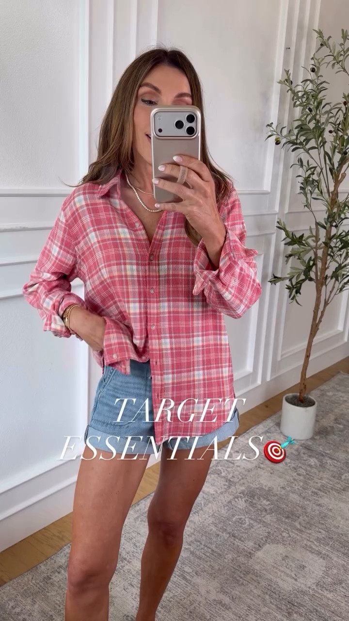 NOT A FLANNEL! Light breezy gauze material for the perfect summer long sleeve.

#TargetFinds #TargetStyle #TargetSummer #TargetFashion #TargetHaul #TargetNewArrivals

#LTKootd #LTKSeasonal #LTKFestival