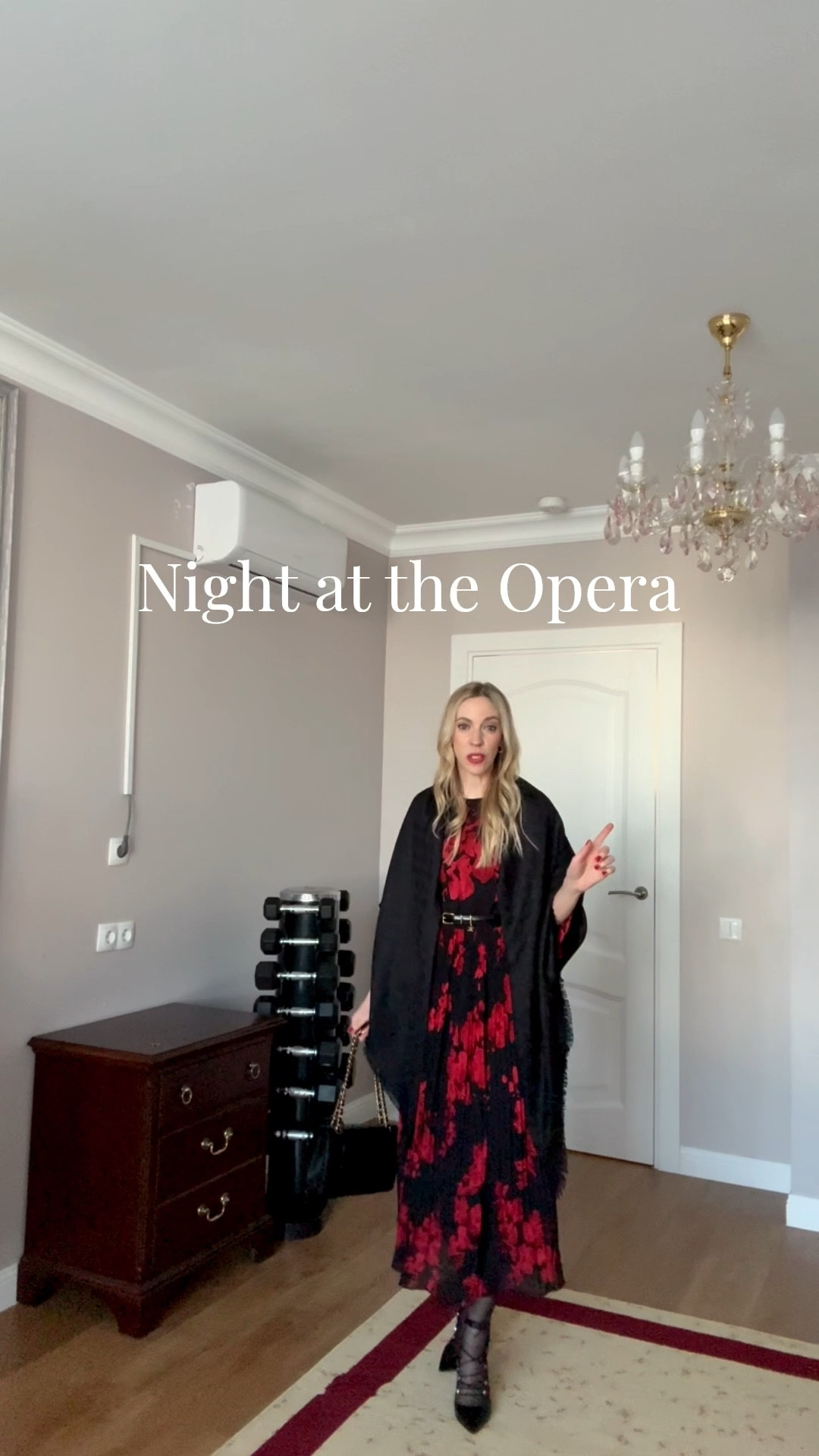 Date night, opera outfit, red and black floral dress, Valentino pumps, Chanel bag

#LTKgrwm #LTKOver40 #LTKSeasonal