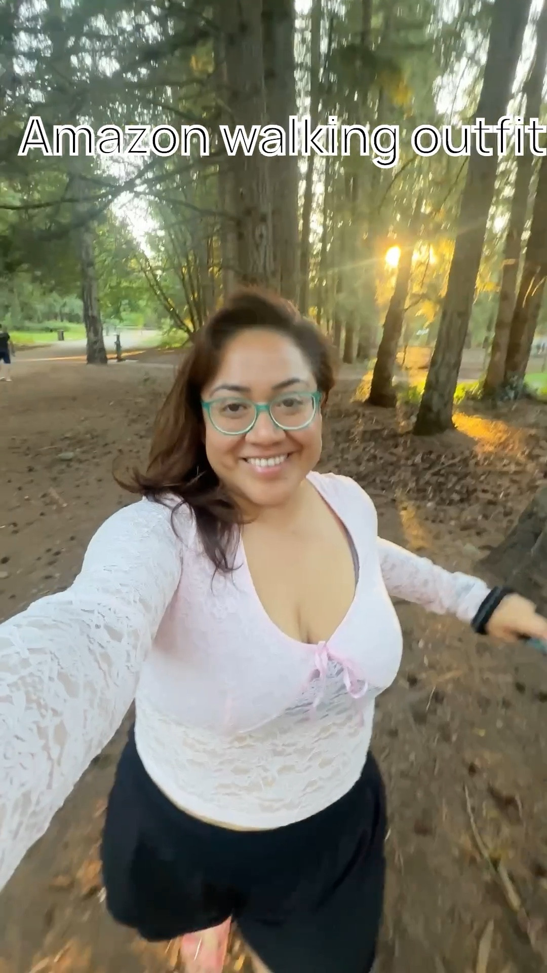 Jake & I are doing recall training.

Very sheer top and super stretchy worn with bra under for low impact walking. Perfect for petite as cropped.

If wearing top IN PUBLIC make sure to layer or wear support for cup sizes over A. I am a C cup. AND THE GIRLS ARE GIRLING

Shorts are awesome for active and have hidden pocket that fit an iphone 16 max.

#LTKPetite #LTKTravel #LTKSummerEdit