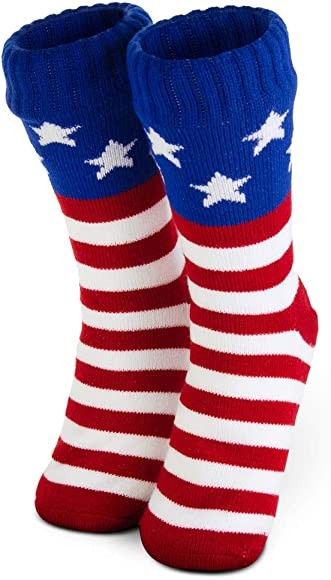 Slipper Sock | Holiday & Costume Socks | Sherpa Fleece Lined | One Size Fits Most | Amazon (US)