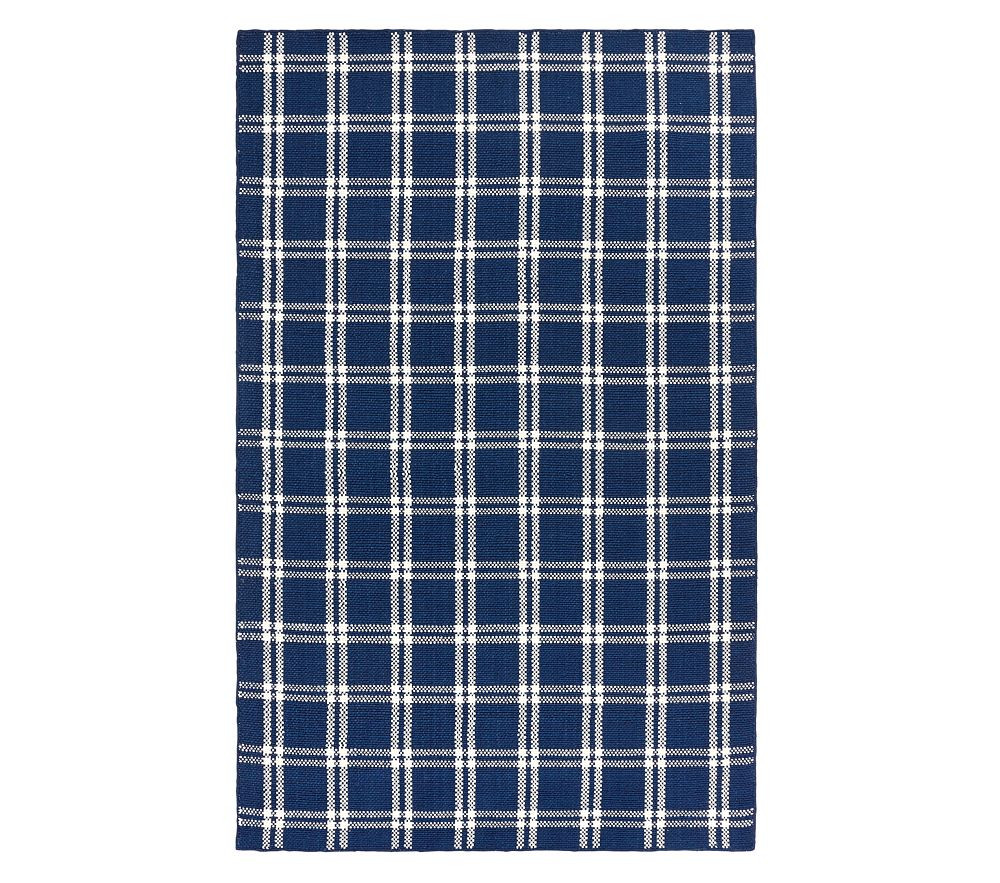 Leo Plaid Rug | Pottery Barn Kids