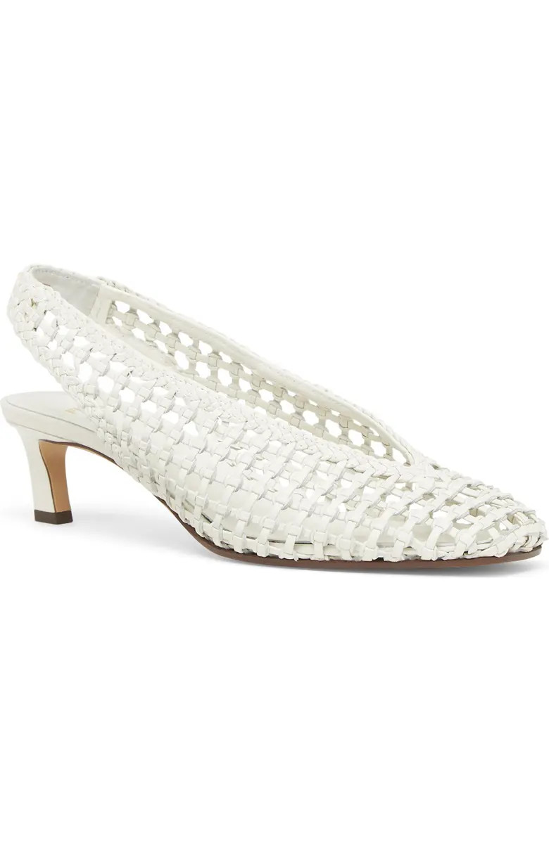 Woven Slingback Pump (Women) | Nordstrom