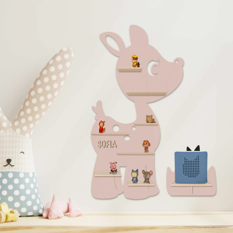 Tonieregal - deer personalized with name for 17 wooden figures and motif, baptism gift, children'... | Etsy (US)