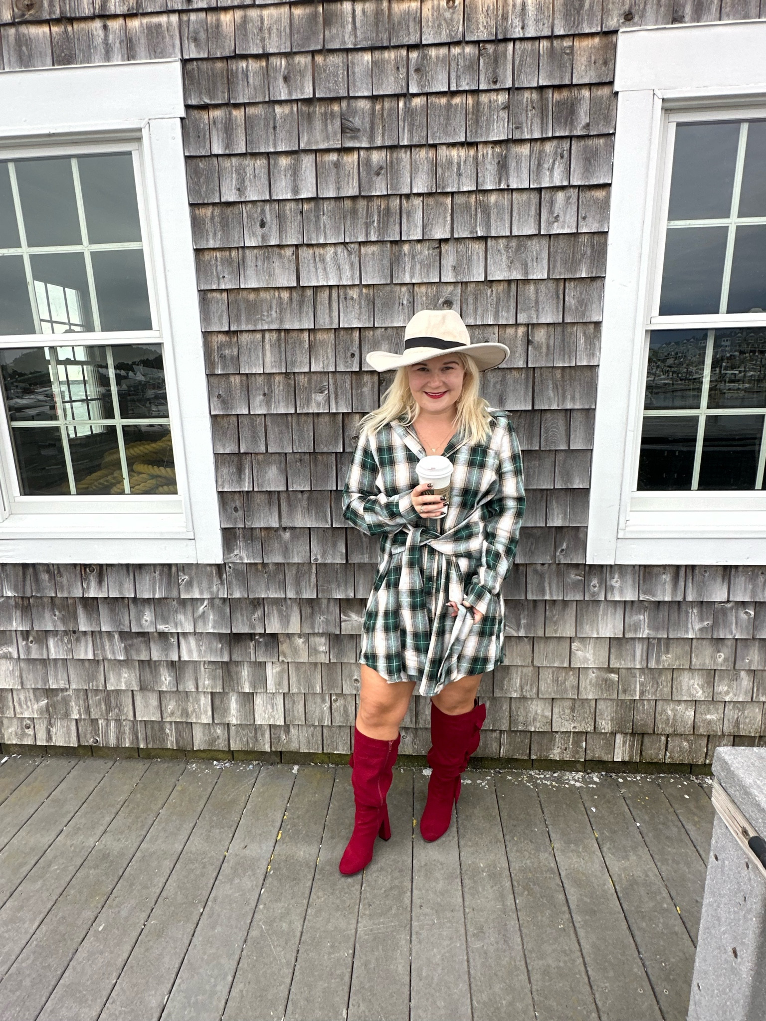 My Monday OOTD pulling out the red boots because ‘tis the season! 

#LTKSeasonal #LTKHoliday #LTKShoeCrush