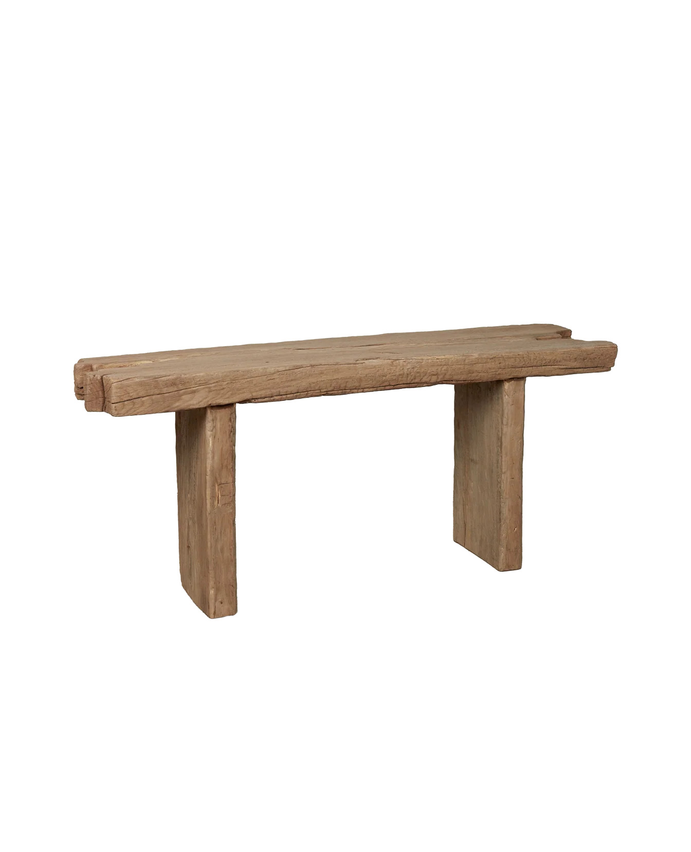 Olive Ateliers Reclaimed Chunky Elm Bench - Antique Finish from China | Olive Ateliers