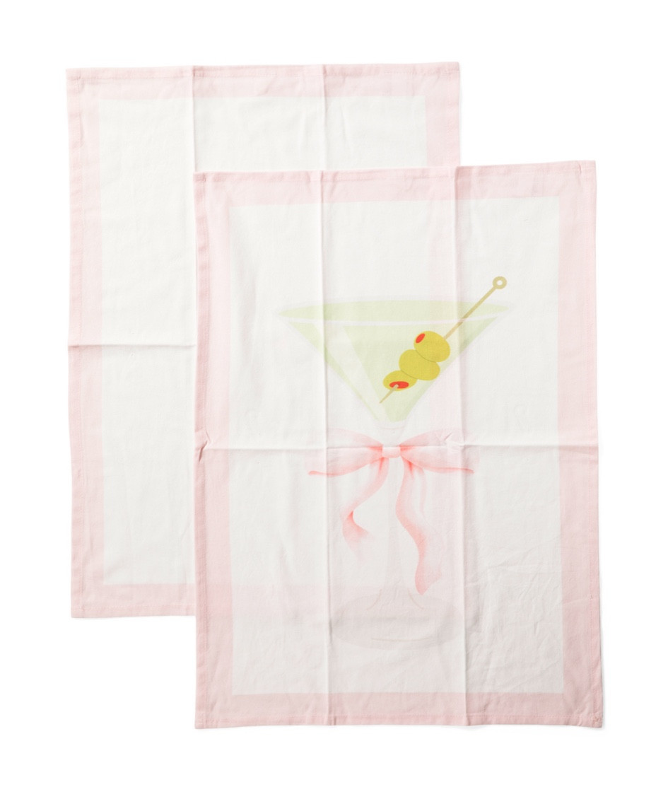 Martini bow kitchen towels

#LTKFindsUnder100 #LTKHome #LTKFindsUnder50