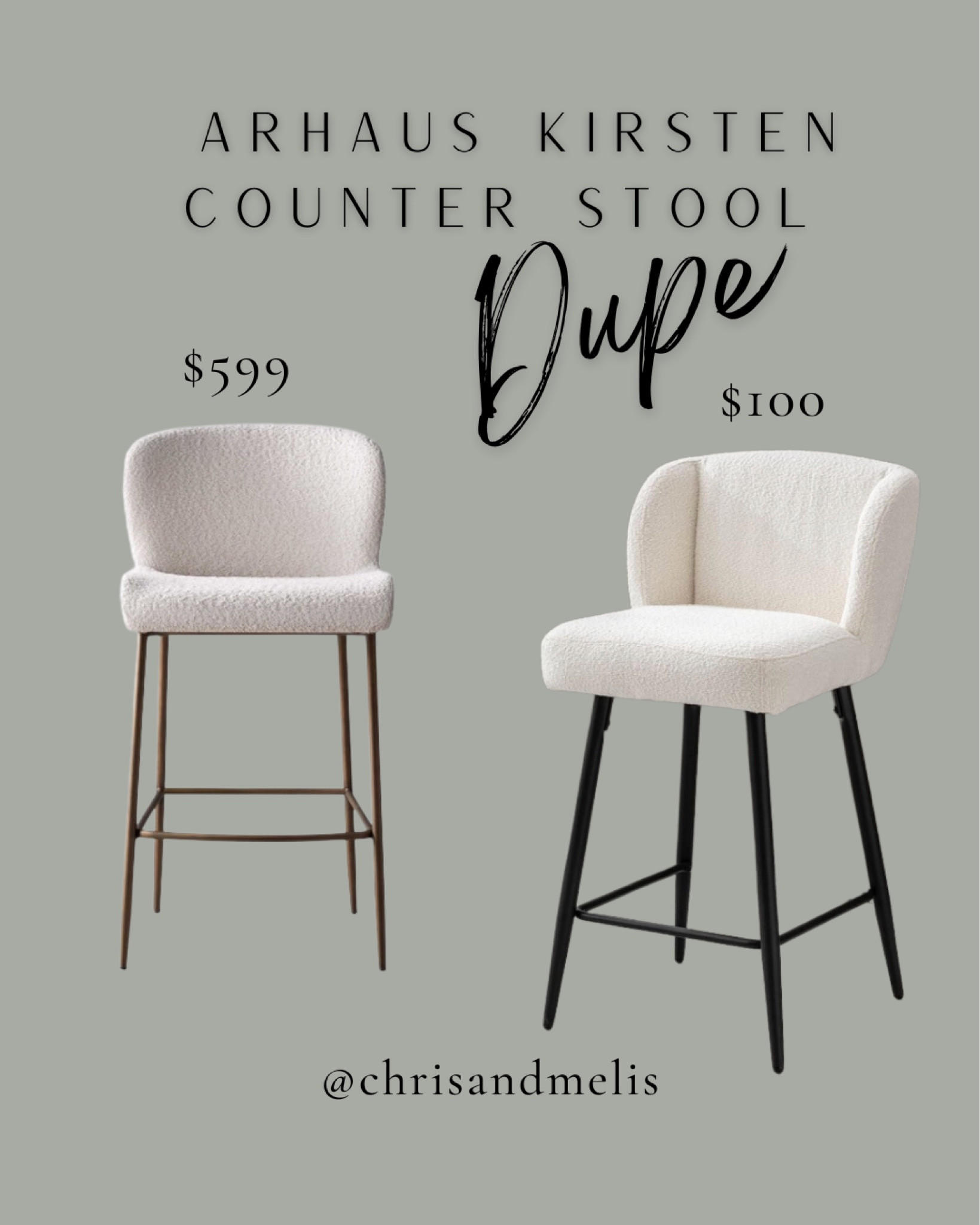 Arhaus Kirsten Counter Stool dupe for only $100!

Kitchen design, kitchen decor, interior design, home decor. 
#LTKunder100 

#LTKhome #LTKsalealert