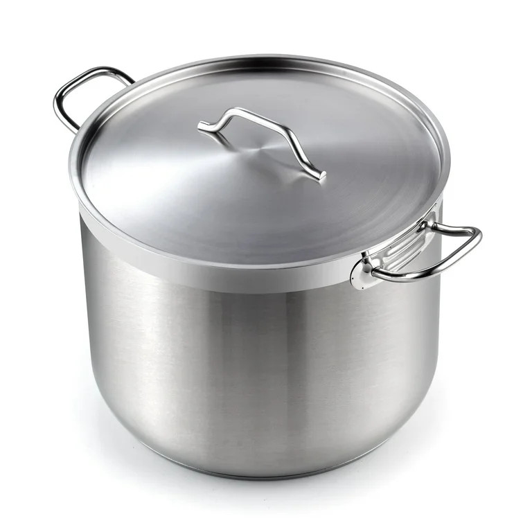 Cooks Standard Stainless Steel Stockpots, 30 Quart Professional Grade Large Stock Pot with Lid, O... | Walmart (US)
