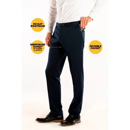 The Gentleman - Shinesty Navy Ultimate Suit Pants Waist 44 | Walmart (US)